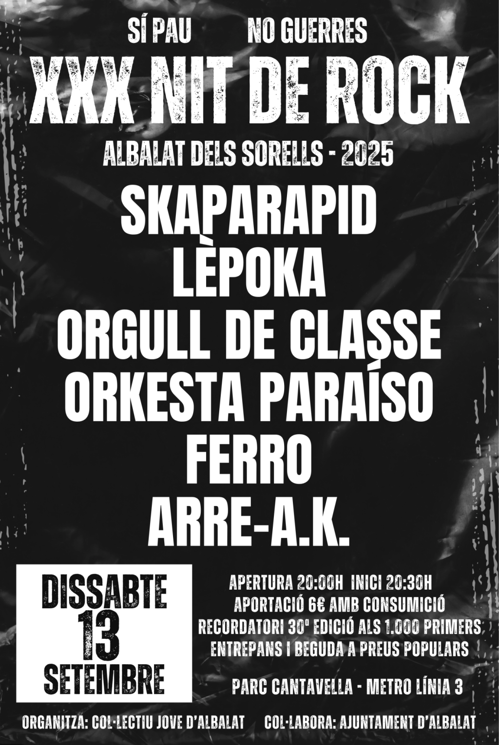 Albalat dels Sorells celebra la XXX Nit de&nbsp;Roc