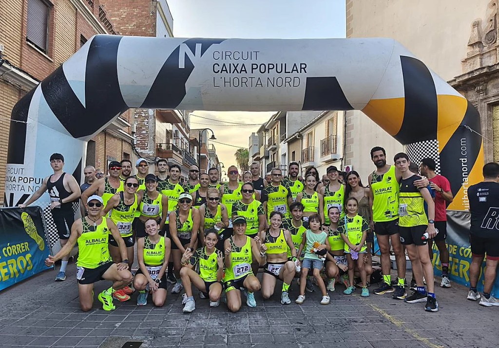 Albalat Entrena: un club de atletismo sin jerarquías ni&nbsp;estrellas